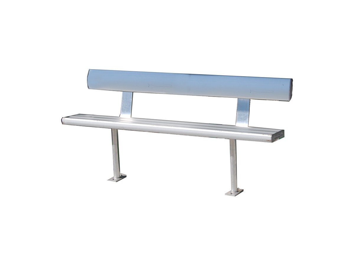 Bab Aluminium Plain Bench Seats, Outdoor Bench Seat With Backrest
