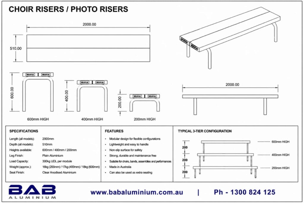 choir-risers